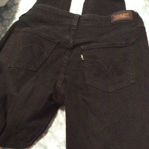 Levi's black jean jegging